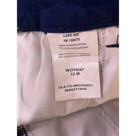 Riders by Lee Navy Blue Pink Floral Floral Shorts - Picture 5 of 6